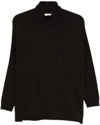 Vanisé - High-Neck Chest-Pocket Sweater - Lyst