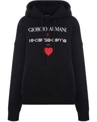 Giorgio Armani - Sudadera De Algodón Con Capucha De X 10 Corso Como - Lyst