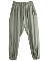 Rick Owens - Drawstring Zip Trousers - Lyst