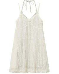 B+ AB - Robe Courte En Crochet À Effet De Superposition - Lyst