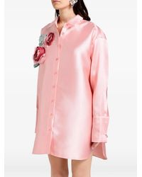 Marques'Almeida - Floral-Appliqué Shirt - Lyst