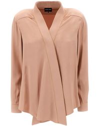 Giorgio Armani - Silk Blouse - Lyst