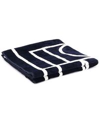 Totême Telo da mare Biarritz con stampa - Blu