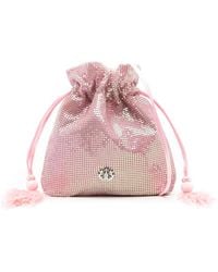 Isla - Mesh Logo-Plaque Shoulder Bag - Lyst
