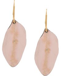 Marni Oorbellen Met Blad - Roze