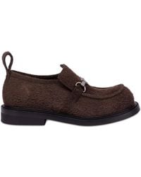 Moschino - Calf-Hair Slip-On Loafers - Lyst