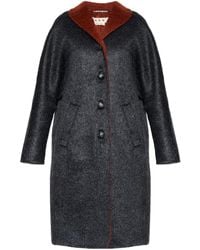 Marni - Cappotto Con Bordo A Contrasto - Lyst
