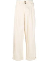 Woolrich - High-waisted Tailored Trousers - Lyst