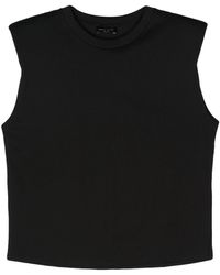 Roberto Collina - Shoulder-pads Cotton T-shirt - Lyst