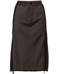 JNBY - Deconstructed Midi Skirt - Lyst