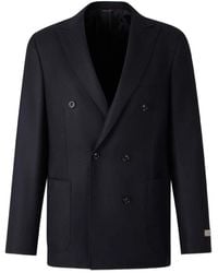 Canali - Double-Breasted Blazer - Lyst