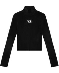 DIESEL - M-Valari-Tn Rib-Knit Top - Lyst