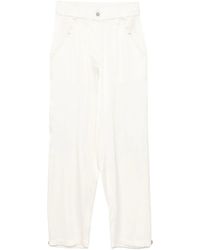 Pinko - Satin Trousers - Lyst