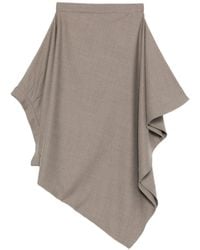 ALAINPAUL - Asymmetric Midi Skirt - Lyst