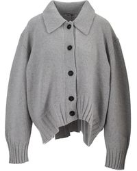 The Attico - Collared Cardigan - Lyst