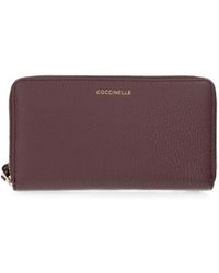 Coccinelle - Leather Zip-Around Wallet - Lyst