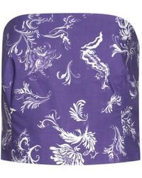 Rosie Assoulin - Floral Print Top - Lyst