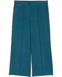 PS by Paul Smith - Pressed-crease palazzo pants - Lyst