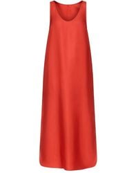Loulou de Saison - Scoop-Neck Side-Vent Maxi Dress - Lyst