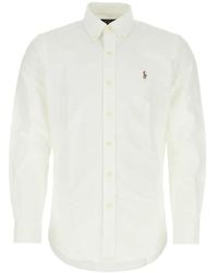 Polo Ralph Lauren - Embroidered-Logo Oxford Shirt - Lyst