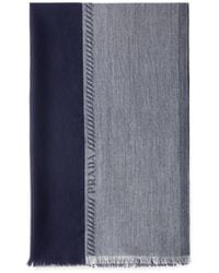 Prada - Wool And Silk Stole - Lyst
