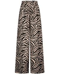 Paramidonna - Broek Met Zebraprint - Lyst