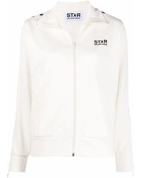 Golden Goose - Zipped Track Jacket With Star Motifs - Lyst