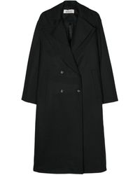 Rohe - Double-breasted Wool Midi Coat - Lyst