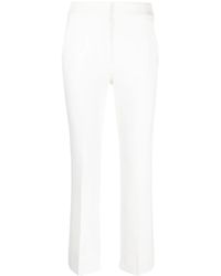 Peserico - High-Waist Straight-Leg Trousers - Lyst