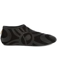 PUCCI - Print Zip Flat Shoes - Lyst