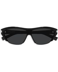 Saint Laurent - Gafas de sol con logo estampado - Lyst