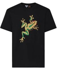 Loewe - T-Shirt À Logo Anagram Et Motif Grenouille - Lyst