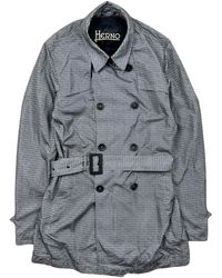 Herno - Double-Breasted Belted Coat - Lyst