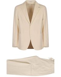 Tagliatore - Two-Button Textured-Effect Suit - Lyst