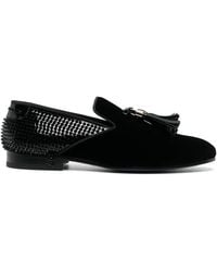 Philipp Plein - Studs Velvet Loafers - Lyst