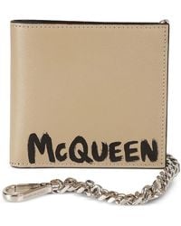 McQueen - Chain Leather Wallet - Lyst