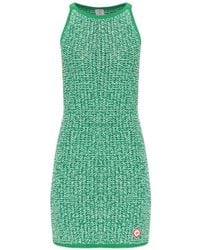 CASABLANCA - Logo-Patch Mini Dress - Lyst