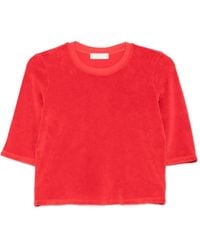 Suzie Kondi - Terry-Cloth T-Shirt - Lyst