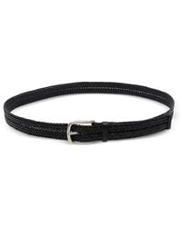 Orciani - Plug Braided Leather Belt - Lyst