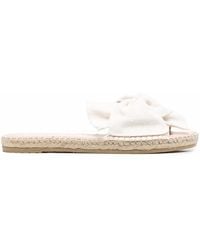Manebí - Ruched Open-Toe Espadrilles - Lyst