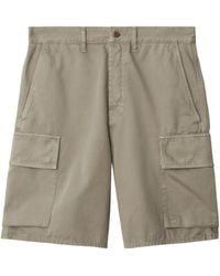 Burberry - Bermudas Cargo De Algodón - Lyst