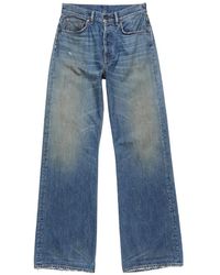 Acne Studios - Logo-Patch Straight-Leg Jeans - Lyst