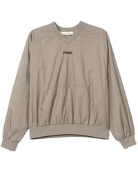Fear Of God - Logo-Print V-Neck Sweatshirt - Lyst