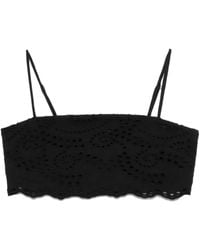 Mc2 Saint Barth - Broderie Anglaise Top - Lyst
