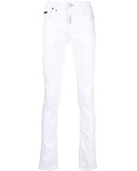 Philipp Plein - Hexagon Low-Rise Slim-Cut Jeans - Lyst