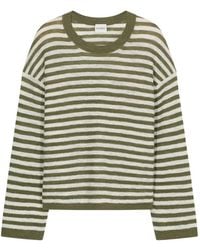 Closed - Striped Crew-Neck Sweater - Lyst
