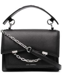 Karl Lagerfeld - K/seven Grainy Schoudertas - Lyst