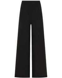 Seventy - Fine-Knit Wide-Leg Trousers - Lyst