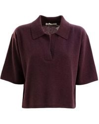 Lisa Yang - Short-Sleeve Polo Top - Lyst
