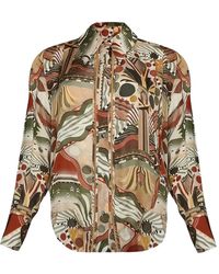 Chufy - Abstract-Print Long-Sleeve Shirt - Lyst